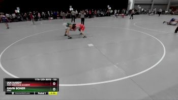 132 lbs Cons. Round 8 - Gavin Boner, Ohio vs Ian Hardy, MWC Wrestling Academy