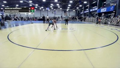 100 lbs Consi Of 16 #1 - Rocklan Kurzinsky, TN vs Mason Hartrum, PA