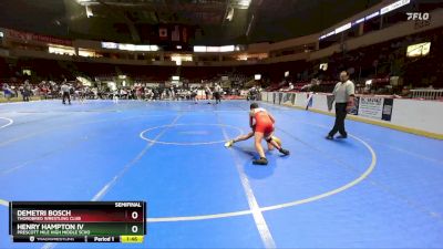 118 lbs Semifinal - Henry Hampton Iv, Prescott Mile High Middle Scho vs Demetri Bosch, Thorobred Wrestling Club