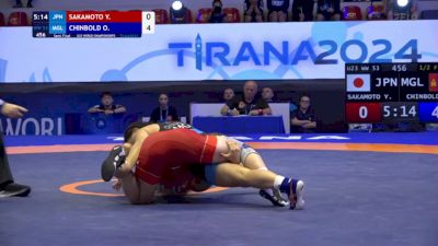 53 kg 1/2 Final - Yu Sakamoto, Japan vs Otgontuya Chinbold, Mongolia