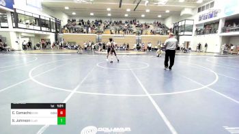 133 lbs Quarterfinal - Colton Camacho, Edinboro vs Scott Johnson, Clarion