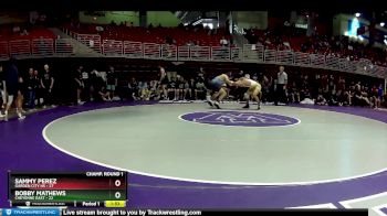 165 lbs Champ Round 1 (16 Team) - Bobby Mathews, Cheyenne East vs Sammy Perez, Garden City HS