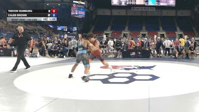 144 lbs Cons. Sub-rd Of 32 - Trevor Humburg, Indiana vs Caleb Brown, New York