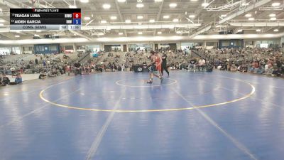 106 lbs Cons. Semis - Teagan Luna, Beaver Dam Wrestling Club vs Aiden Garcia, ROUGH HOUSE WRESTLING