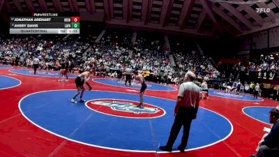 3A-126 lbs Quarterfinal - Avery Davis, LaFayette vs Jonathan Arehart, Heritage-Catoosa