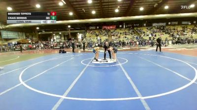 85 lbs Cons. Semi - Craig Berens, Shepherd Wrestling Club vs Brenner Tippets, Team Champs