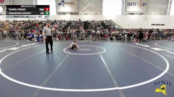 66 lbs Quarterfinal - Daniel Koban, Deep Roots Wrestling Club vs Sebastian Harvey, Cazenovia Wrestling Club
