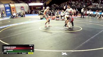 126 Class 4 lbs Quarterfinal - Charlie Dykes, Lee`s Summit North vs Jax Adams, Nixa