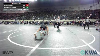 80 lbs Consi Of 16 #2 - Beau Ferrell, Weatherford Youth Wrestling vs Wade Alexander, Bridge Creek Youth Wrestling