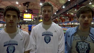 Columbia men after the DMR at the Armory