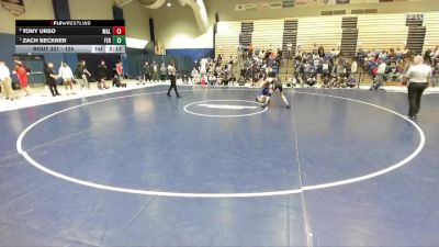 125 lbs Semifinal - Zach Beckner, Ferrum vs Tony Urso, Washington & Lee