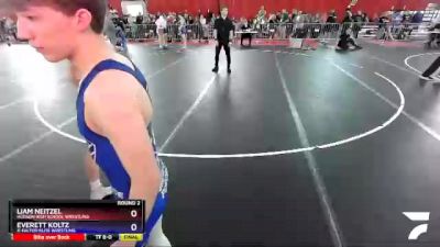 120 lbs Round 2 - Liam Neitzel, Hudson High School Wrestling vs Everett Koltz, X-Factor Elite Wrestling