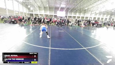 86 lbs Cons. Semi - Israel Roybal, NV vs Dalton Tad Nebeker, WY