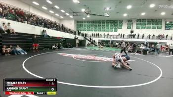 165 lbs Quarterfinal - Kannon Grant, Cody vs McKale Foley, Powell