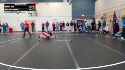 132 lbs Champ. Round 2 - Kellen Garbett, Soda Springs vs Tracy Vail, Minico