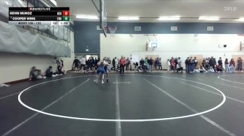 132 lbs Champ. Round 2 - Kevin Munoz, West Jefferson vs Cooper Wing, Timberline High School