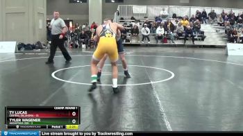 165 lbs Round 1 (16 Team) - Ty Lucas, Central Oklahoma vs Tyler Wagener, Augustana (SD)