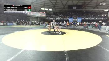 Boys 3A 138 lbs Champ. Round 2 - Caleb Burbank, University vs Vincent Moore, Lincoln (Tacoma)