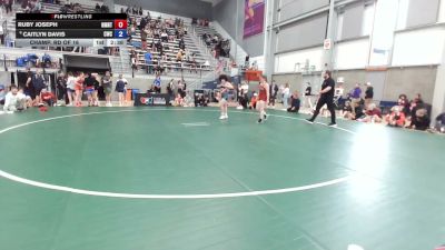 76 kg Champ. Rd Of 16 - Ruby Joseph, NMU-NTS vs Caitlyn Davis, Cowgirls Wrestling Club