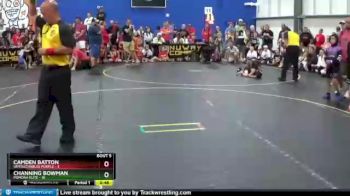 52 lbs Semis & 1st Wrestleback (8 Team) - Channing Bowman, Pomona Elite vs Camden Batton, Untouchables Purple