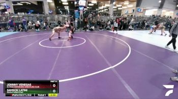 140 lbs Cons. Round 2 - Samson Latini, Dumas Wrestling vs Johnny Venegas, El Paso Enforcers Wrestling Club