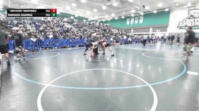 120 lbs Quarterfinal - Anthony Martinez, Paloma Valley vs Mariano Ramirez, Yucca Valley