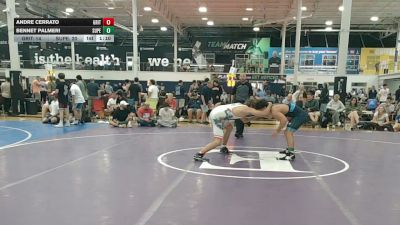 154 lbs Semifinal - Andre Cerrato, Grit Mat Club Red - HSC vs Bennet Palmeri, Superior Wrestling - HSC