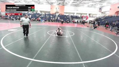 174 lbs Champ. Round 2 - Nolen Zeigler, Lycoming vs Liam Holden, Trinity (CT)