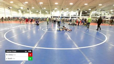 61 lbs Quarterfinal - Whitaker Gibbs, Red Roots WC vs Joseph Stolfi, Ddk Wc