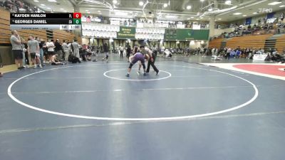 157 lbs Cons. Round 7 - Kayden Hanlon, Faith Lutheran vs Georges Daniel, Saint Augustine