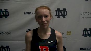 Megan Curham fought hard for second in 5k