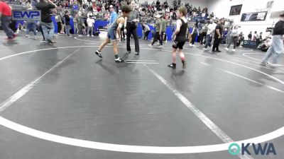 64 lbs Final - Jackson Long, Mustang Bronco Wrestling Club vs Braylen Jones, Newcastle Youth Wrestling