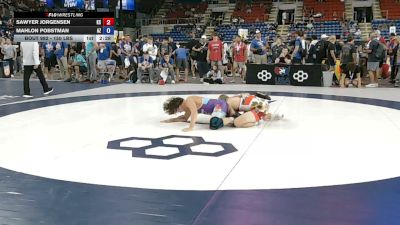 150 lbs Cons. Rd Of 128 - Sawyer Jorgensen, Kansas vs Mahlon Pobstman, Arizona