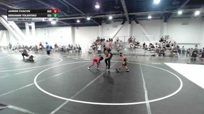 57 lbs 3rd Place - Jarren Chacon, Juggernaut WC vs Benjamin Tolentino, Reign WC