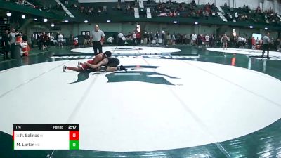 174 lbs Champ. Round 1 - Ricardo Salinas, Northern Illinois vs Marty Larkin, Michigan State