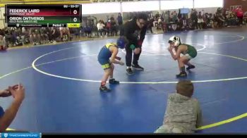 53 lbs Round 2 - Orion Ontiveros, Gold Rush Wrestling vs Federick Laird, Pahranagat Valley