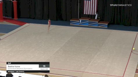 Sasha Ilyina - Ball, North Shore Rhythmic Gymnastics Center - 2021 Rhythmic Elite Qualifier