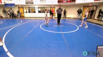 67 lbs Consolation - Mason Woolman, Tiger Trained Wrestling vs Tommy Curran, Gentry Youth Wrestling