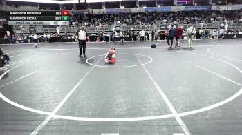 58 lbs Consolation - Maverick Lederer, Prescott Valley BigHorns vs Maverick Sicka, Southern Illinois Bulldogs