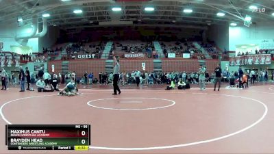 95 lbs Champ. Round 1 - Brayden Head, Contenders Wrestling Academy vs Maximus Cantu, Region Wrestling Academy