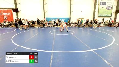 148 lbs Quarterfinal - Wyatt Lazzar, Bad Karma vs Reagan Milheim, Meatballs