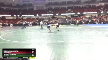 170 lbs Semifinal - Seiya Thompson, Bishop Kelly vs David Vargas, Caldwell