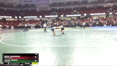 170 lbs Semifinal - Seiya Thompson, Bishop Kelly vs David Vargas, Caldwell