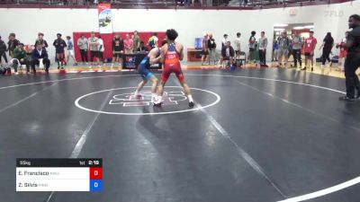 55 kg Quarterfinal - Elyle Francisco, NMU-National Training Center vs Zachary Silvis, Pinnacle Wrestling Club