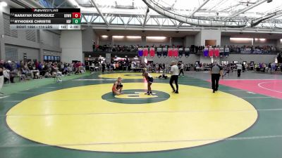 120 lbs Round Of 16 - Narayah Rodriguez, Goodwin Tech* vs Nyhioeke Christie, Notre Dame-Fairfield