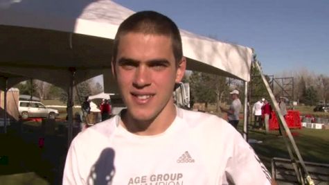 Paul Roberts after 6th at USA XC Champs and kicking for China