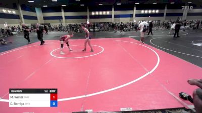 109 kg Quarterfinal - Mikayla Weller, Shafter YW vs Caterina Barriga, Apex Wr Ac