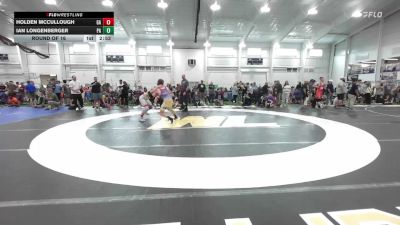 160 lbs Round Of 16 - Holden McCullough, GA vs Ian Longenberger, PA