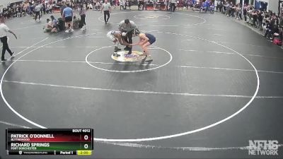 5A 120 lbs Quarterfinal - Patrick O`Donnell, Blythewood vs Richard Springs, Fort Dorchester