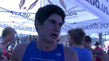 Dominic Carrese after winning HS Boys 4k at USA XC Champs